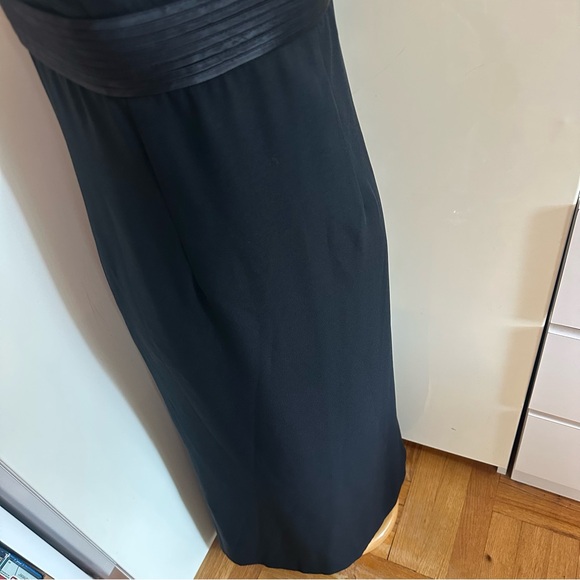 emerald green dress and navy suit Open-Back Tight Long Prom Dress with Empire Waist Blue Steel / XSmall main image 0